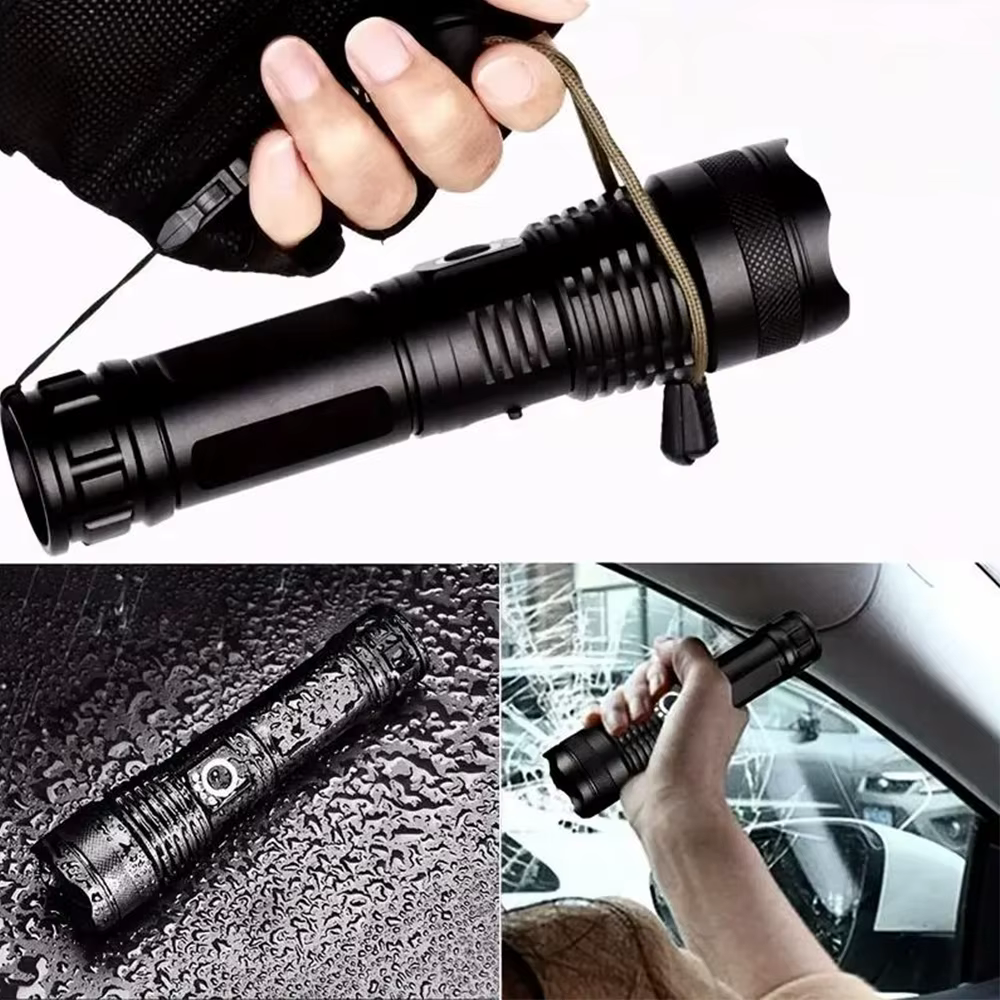 Dullantern-Lampe de poche LED aste avec chargement USB, lampe de poche ultra injuste, haute puissanc