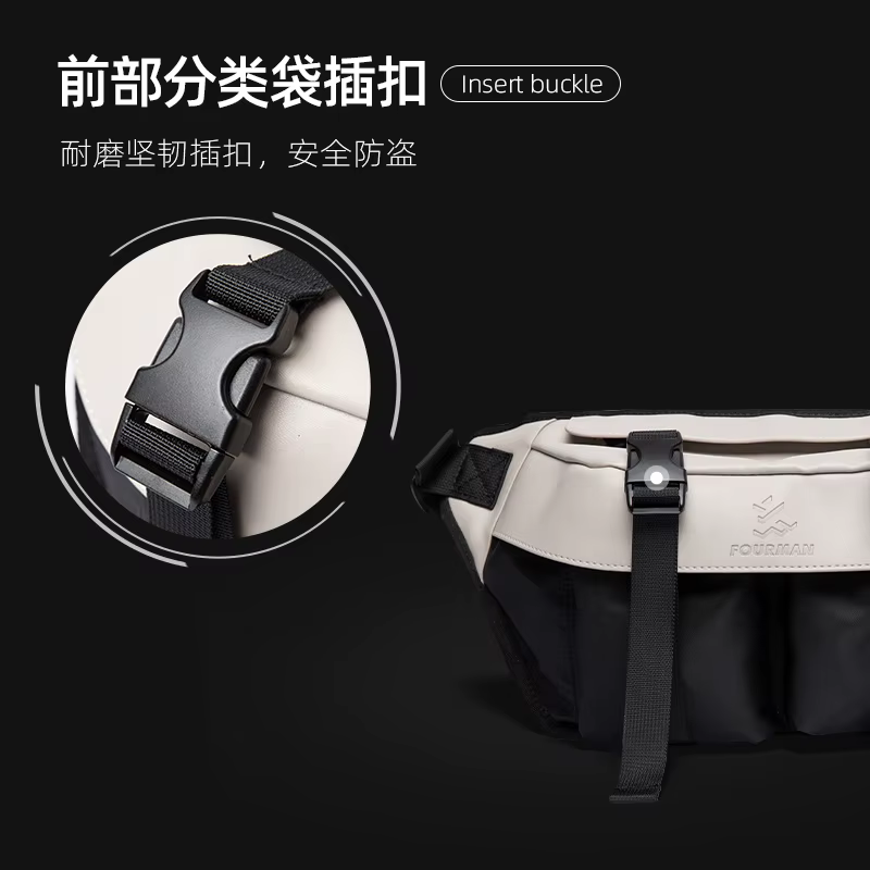 Sac à Bandoulière Décontracté pour Homme, Sacoche Japonaise, Solide, Épissage, Grand Espace, iPad 9.