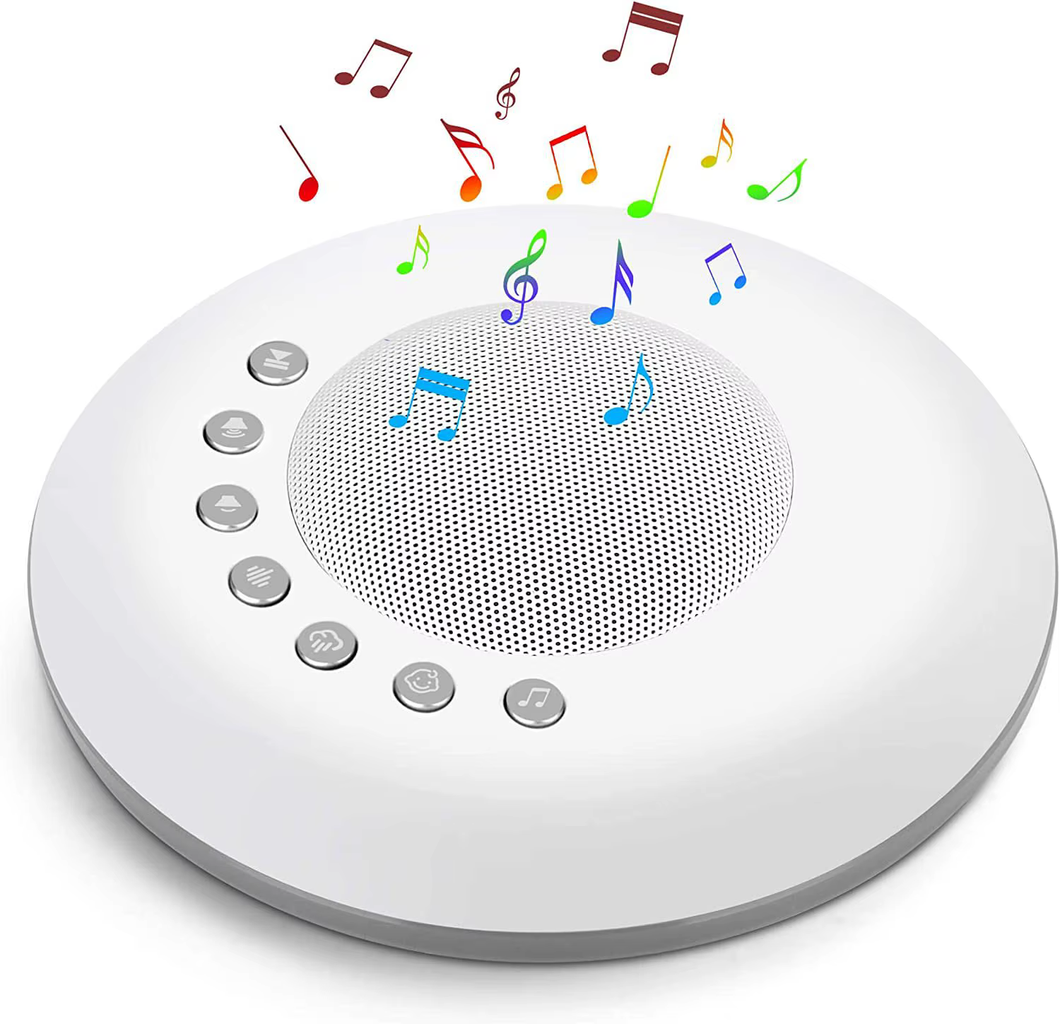Machine sonore à bruit blanc pour bébé, 28 sons apaisants intégrés, 4 fonctions de minuterie et de m