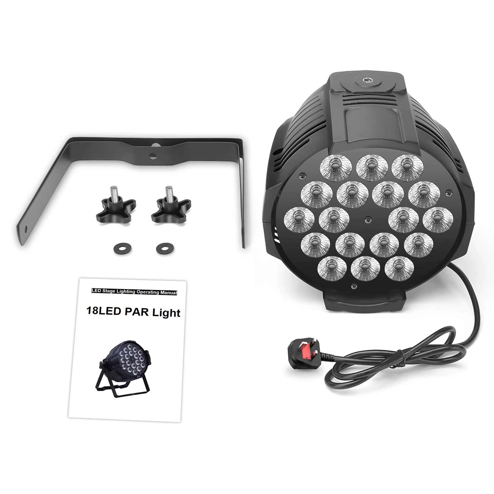 U'King-Lumière de Scène LED 4 en 1, 200W, DMX, Effet Arc-en-Ciel, pour Extérieur, DJ, ix, Chang
