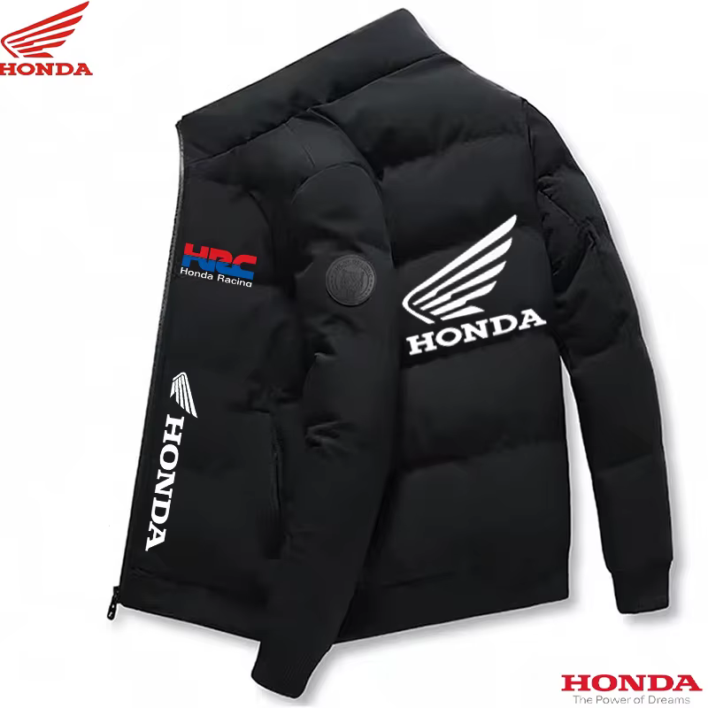 Honda veste en coton chaud décontracté hiver moto veste de sport hommes qualité extérieur veste épai