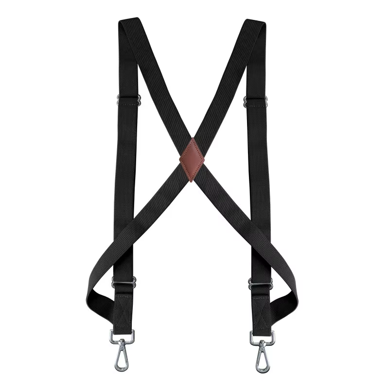Bretelles homme 2.5cm de large X dos chemise pince ceinture élastique réglable pantalon bretelles ba