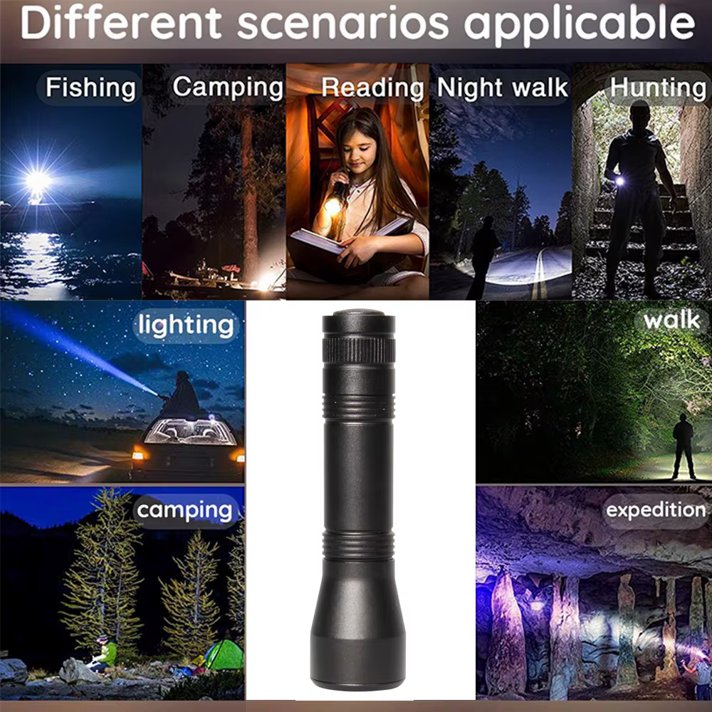 Lampe de poche UV 395nm lampes de poche à lumière noire Zoomable torche UV lampes de poche à lumière