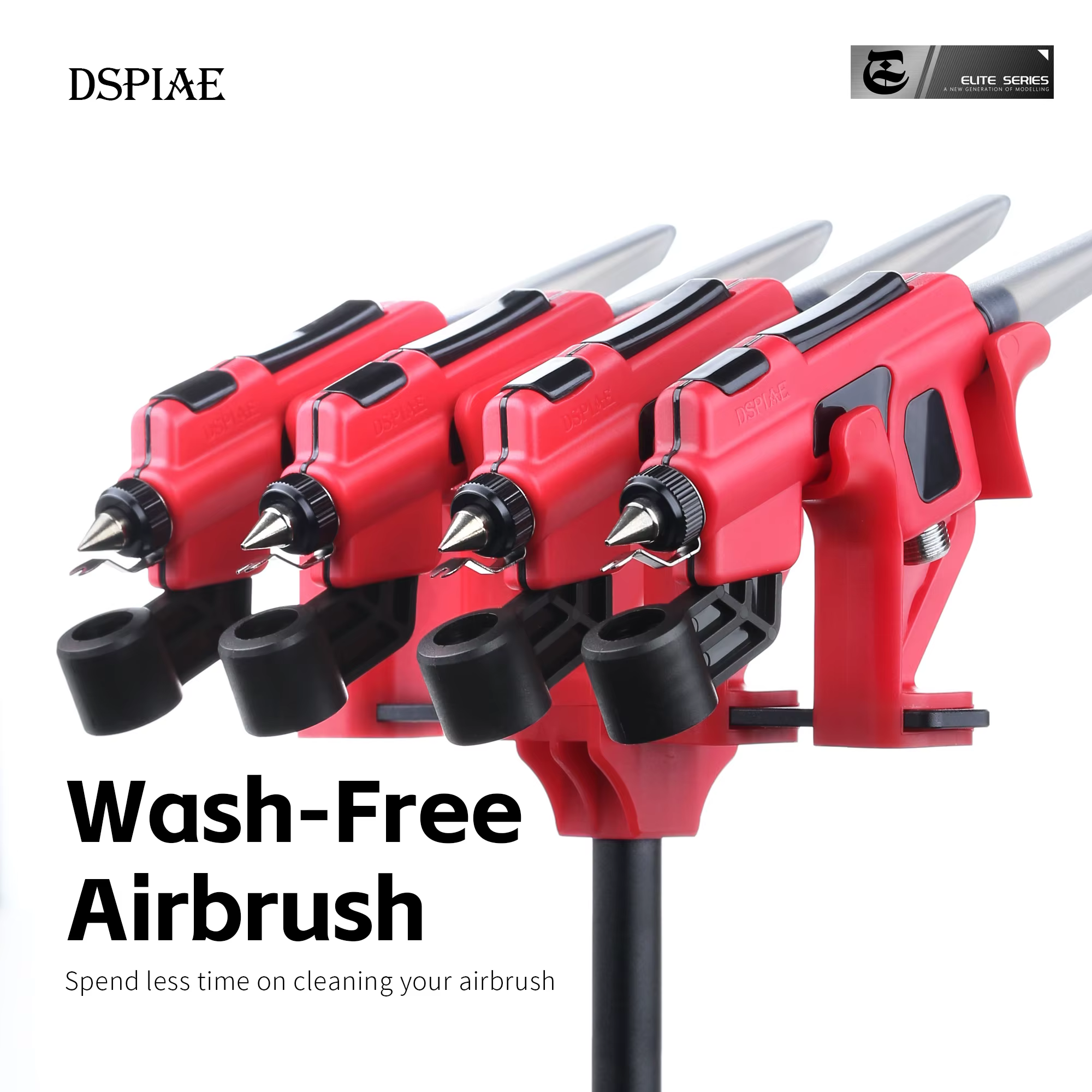 【DSPIAE PT-AB】 aérographe sans lavage avec support marqueur pour peinture de modèles à l'échelle cha