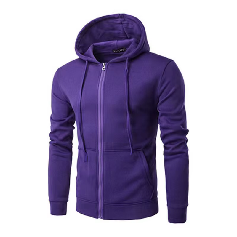 Printemps automne hommes sweats à capuche à manches longues cardigan à fermeture éclair homme/femme 