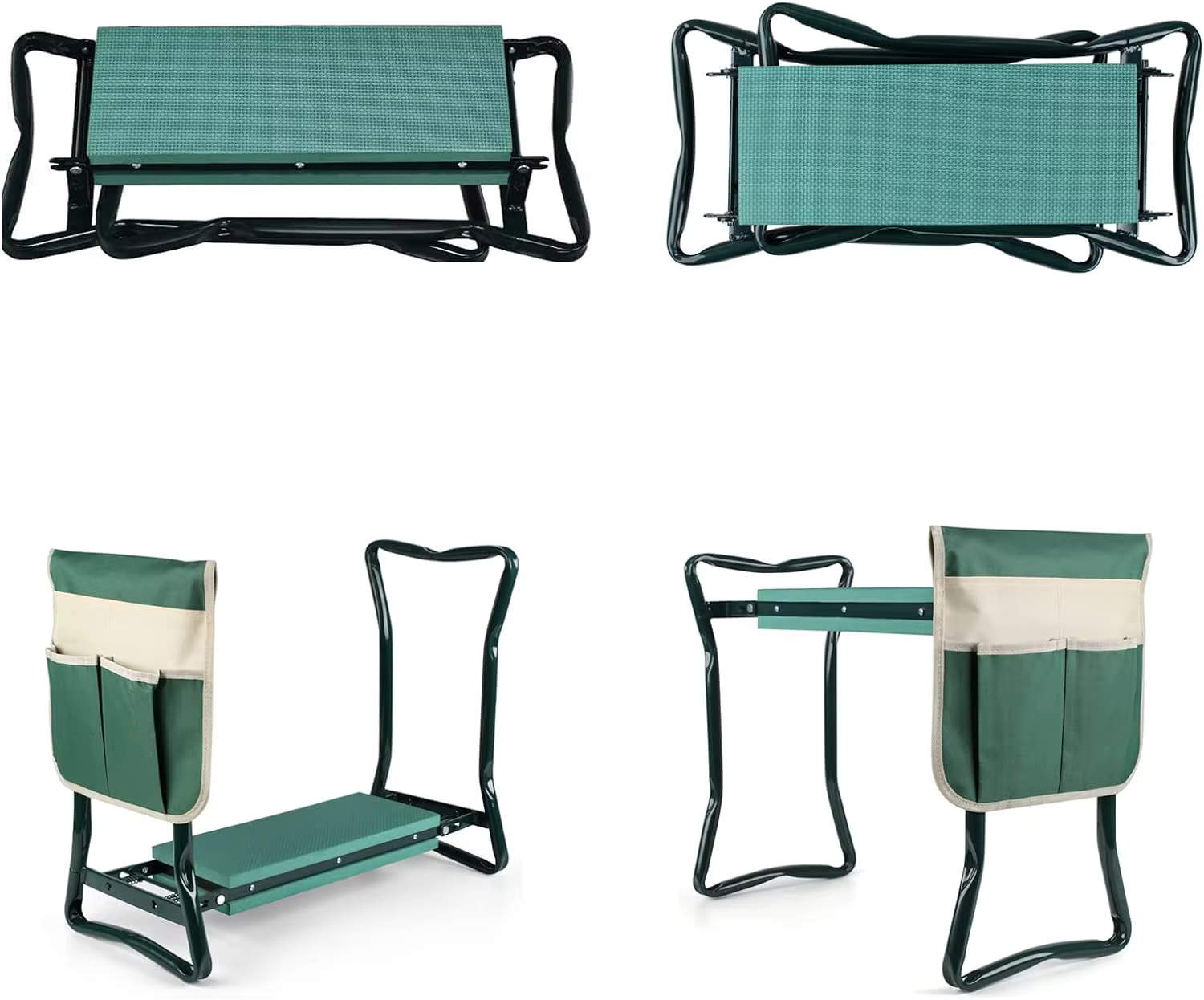 Genouillère et siège de jardin pliants améliorés, banc de jardin pliant amélioré, portable avec olig