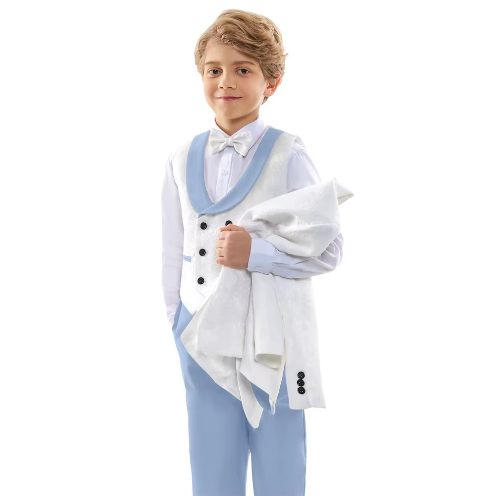 Ensemble de costume Paisley pour garçons de 3 à 14 ans, expédition 24 heures sur 24, costumes formel