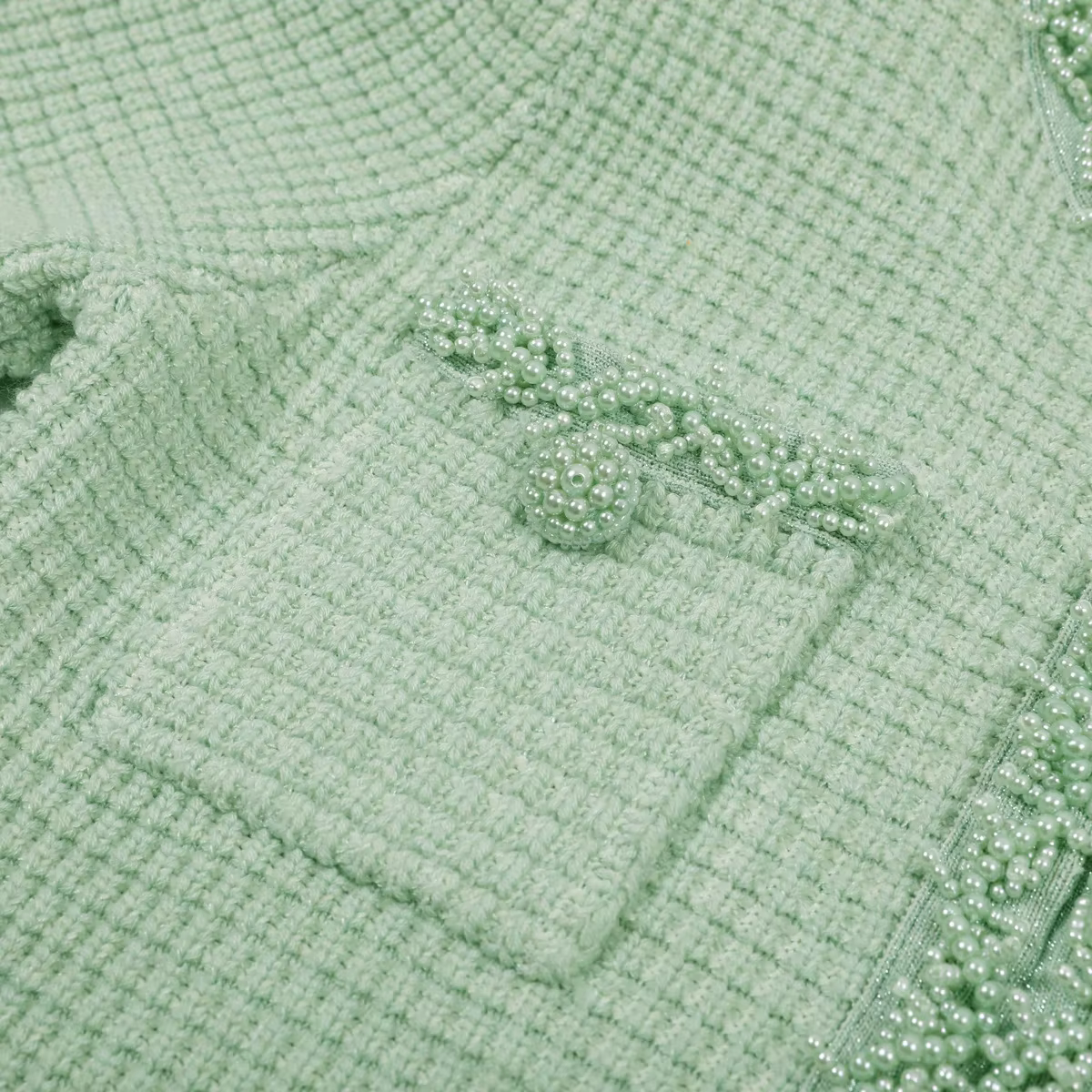 Robe trapèze tricotée pour femmes, haute qualité, nouvelle mode d'été européenne et américaine, perl