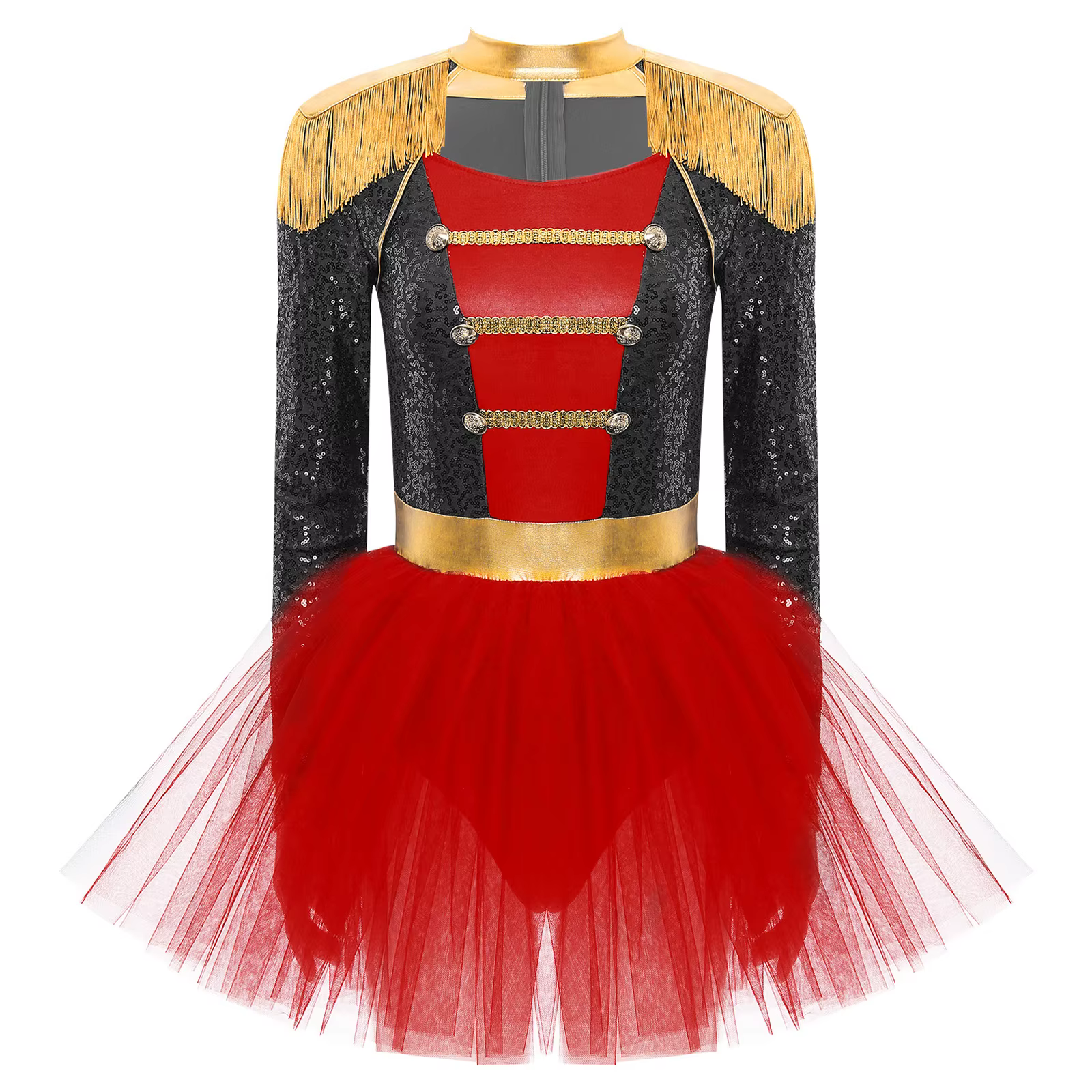 Robe tutu de cirque pour femme, costume de cosplay de maîtresse de cérémonie ou d'assommeur de lions