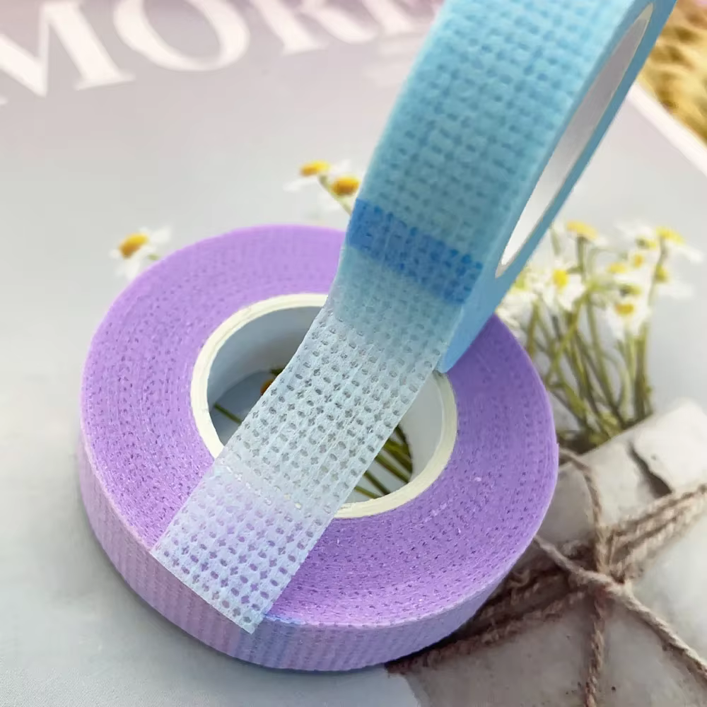 5 pièces bandes de papier médical respirant Extension de cils cils professionnels bande blanche yeux