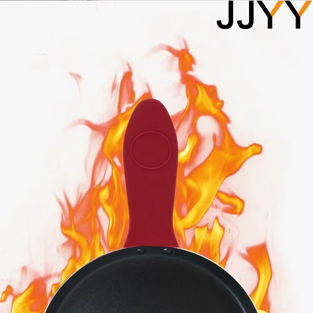 JJYY – poignée de support de Pot antidérapante, résistance aux hautes températures, poêles en Silico