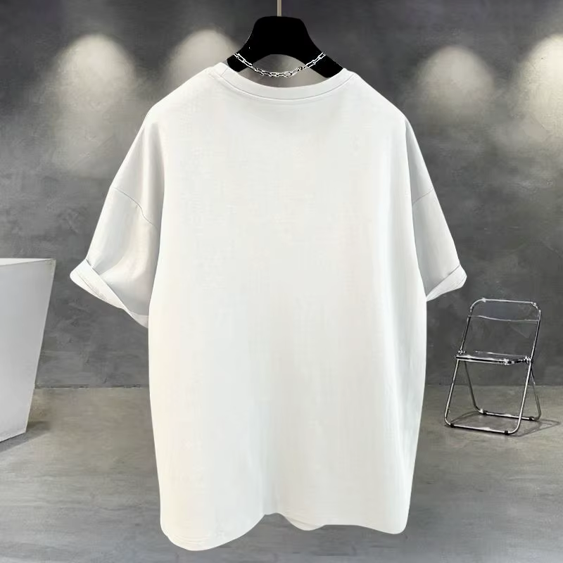 T-Shirt à Manches Courtes en Coton pour Femme, Design Irrégulier, Tendance, Été, Y2k