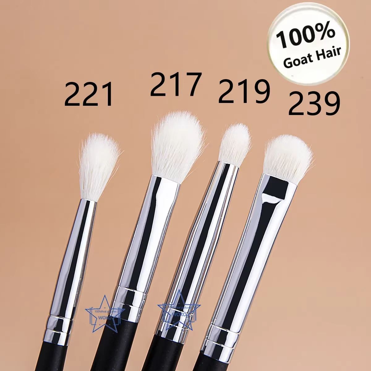 Pinceaux de maquillage pour fard à paupières, ombre à paupières plate, pinceaux de mélange de plis,