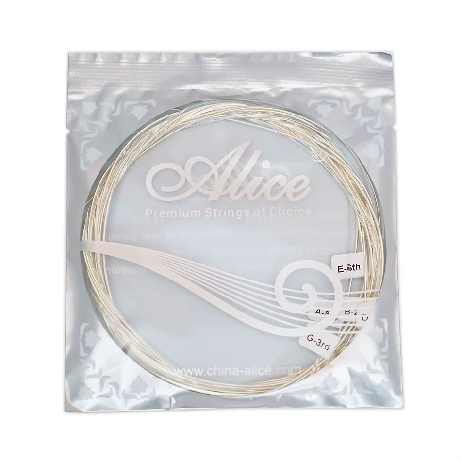 Alice AC130 guitare classique professionnelle cordes de guitare plaqué argent cuivre enroulé clair N