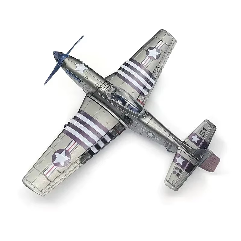 MUSTANG – avion de chasse 4D P-51D à assembler, modèle américain de la seconde guerre mondiale P51,