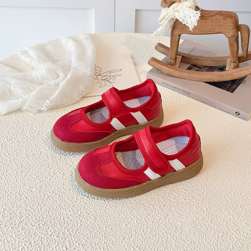 Baskets décontractées pour enfants de 3 à 18 ans, chaussures rouges toutes saisons pour garçons et f