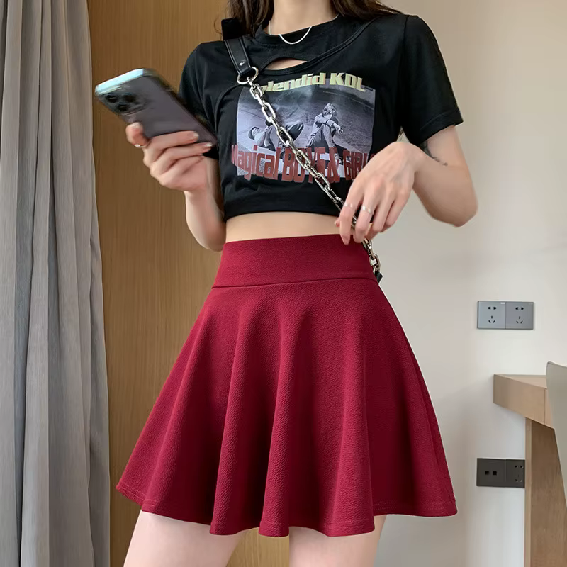 Jupes d'été pour femmes, mode Sexy, Mini jupes de soleil plissées élastiques pour écolière, uniforme