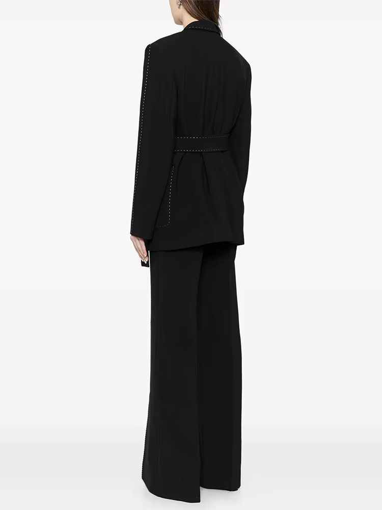 HIGH STREET Nouvelle Collection 2026 Ensemble de Costume Designer pour Femme, Blazer et Pantalon 2 p