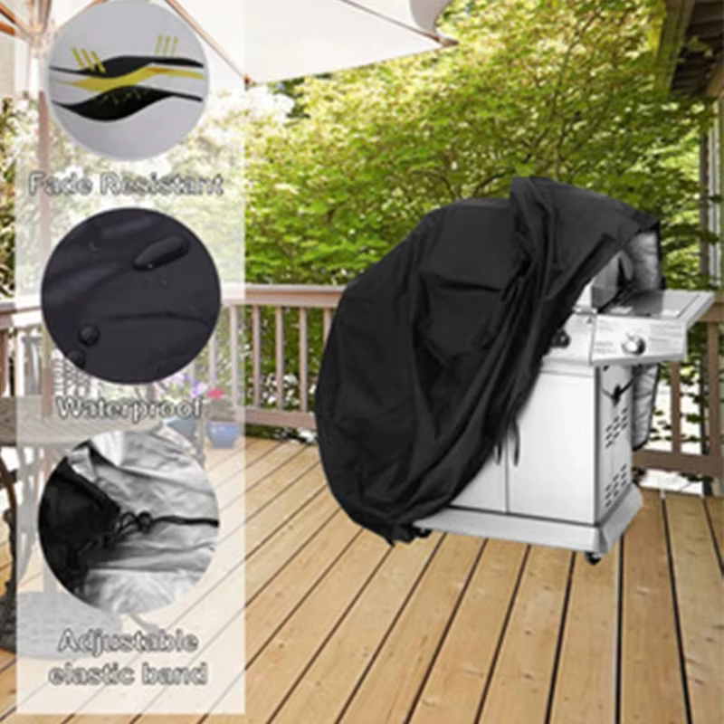 Outils d'extérieur couverture de gril de Barbecue imperméable robuste Patio extérieur Oxford Barbecu