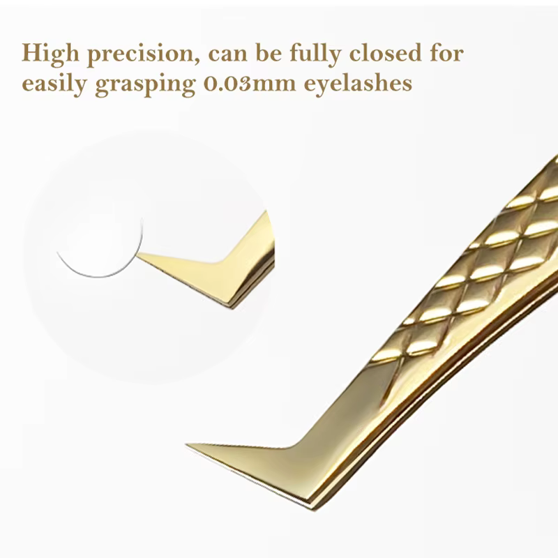 DIYDAY – pincettes antidérapantes pour Extension de cils, pointe en Fiber d'acier inoxydable, outil 