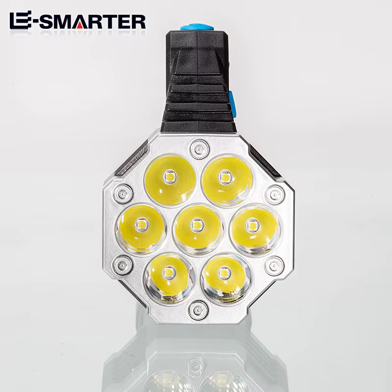 Lampes de poche LED haute puissance, torche de Camping avec 7 perles de lampe et lumière latérale CO
