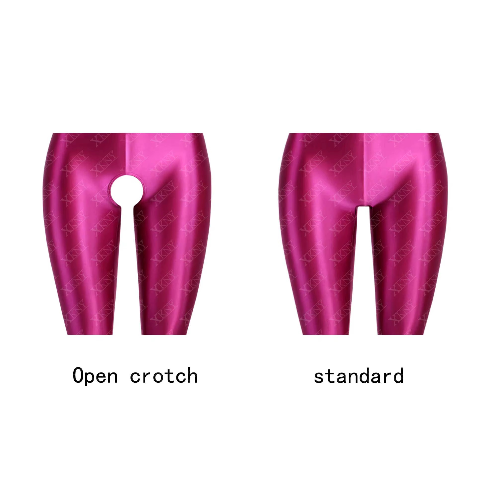 Pantalon satiné brillant XClocKNYoung, taille haute, sport, fitness, yoga, leggings brillants, leggi