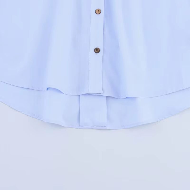 HXAO 2025 chemise femme été culture chemises et chemisiers surdimensionnés blanc bleu Rose marron ch