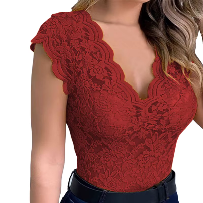 Femmes été Sexy dentelle Crochet Cardigan décontracté couleur unie hauts femme tendance dentelle évi