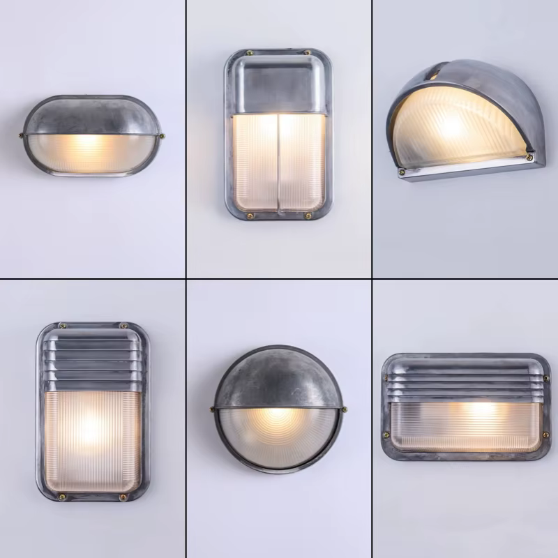 Applique murale LED rétro extérieure E27 industrielle Vintage IP65 étanche applique de plafond en ve