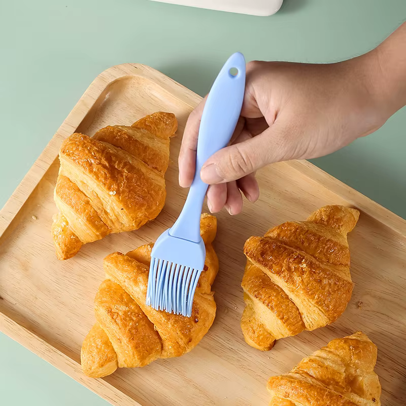 Brosse longue à huile de cuisson en Silicone, cuisine, tartes de Pizza, pâtisserie, épandeur de beur