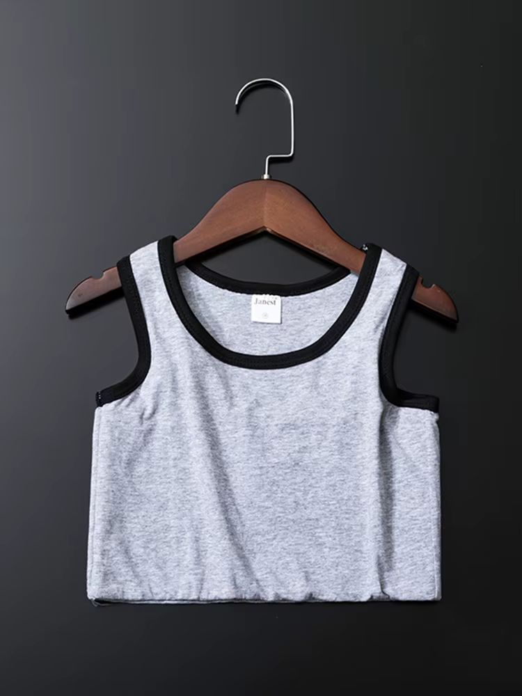 Bandage poitrine liant Tomboy gilet haut respirant élastique poitrine liant