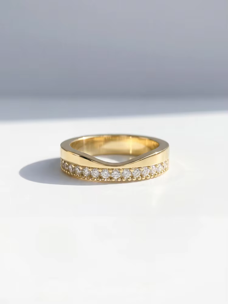 Bague minimaliste en argent Sterling 925 pour femmes, bague en Zircon avec sourire, fête d'anniversa
