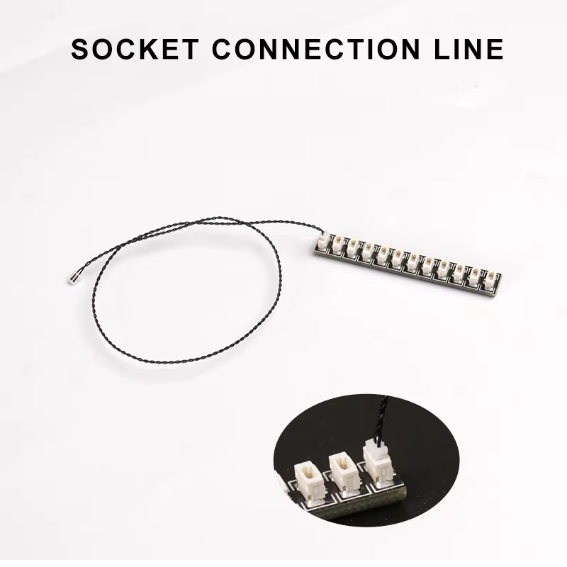 Hprosper 0.8 Mm 2 broches connexion câble accessoires pour Lego 3 pièces/paquet bricolage lumière LE