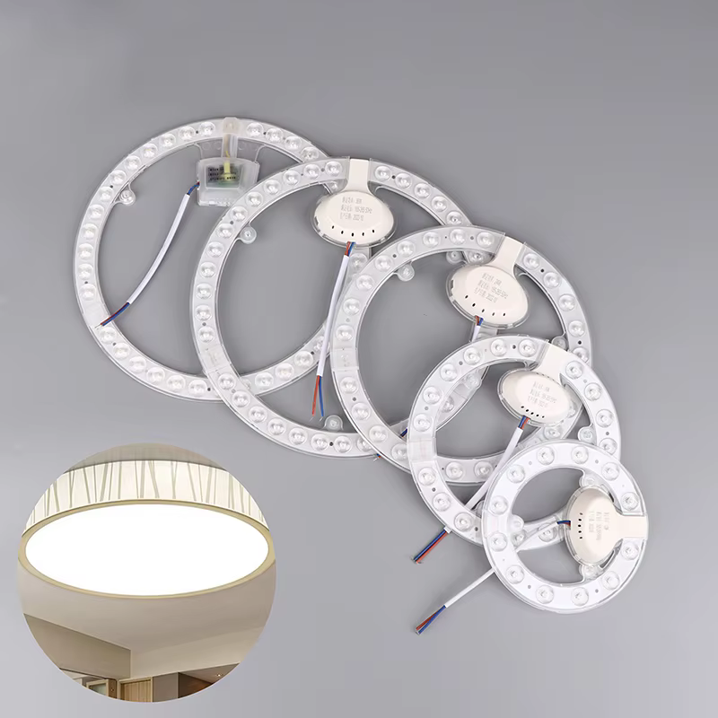 Panneau Circulaire Rond LED de 12W 18W 24W 36W, Luminaire de Plafond, Panneau de Lampe de Remplaceme