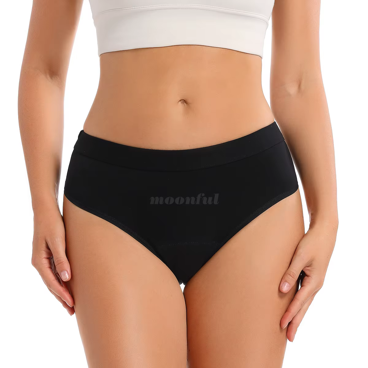 Culottes menstruelles femme, culotte menstruelle flux très abondant, Culotte Menstruelle en Bambou à
