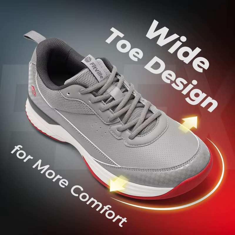 Chaussures de golf larges FitVille pour hommes, chaussures de golf professionnelles résistantes à l'
