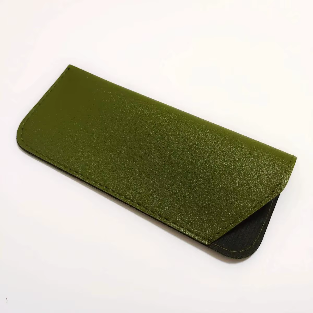1pc sac à lunettes souple mode PU cuir lunettes lunettes de lecture pochette couverture Portable étu