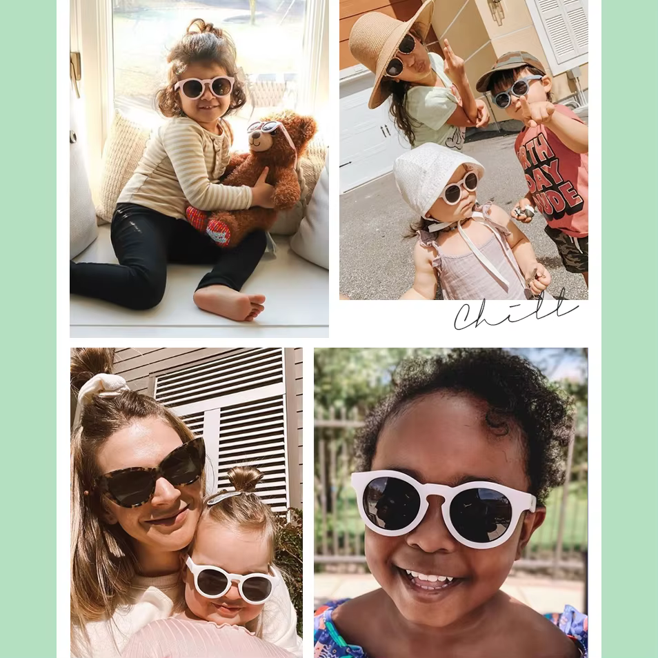 Nouvelles lunettes de soleil pour enfants, garçons et filles, double motif léopard, rondes, pour l'e