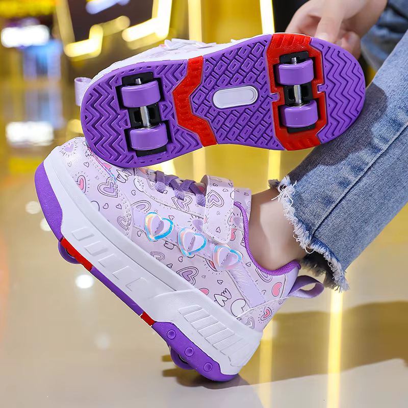 Chaussures à roulettes pour enfants, baskets à roulettes, patins à roulettes pour enfants, chaussure