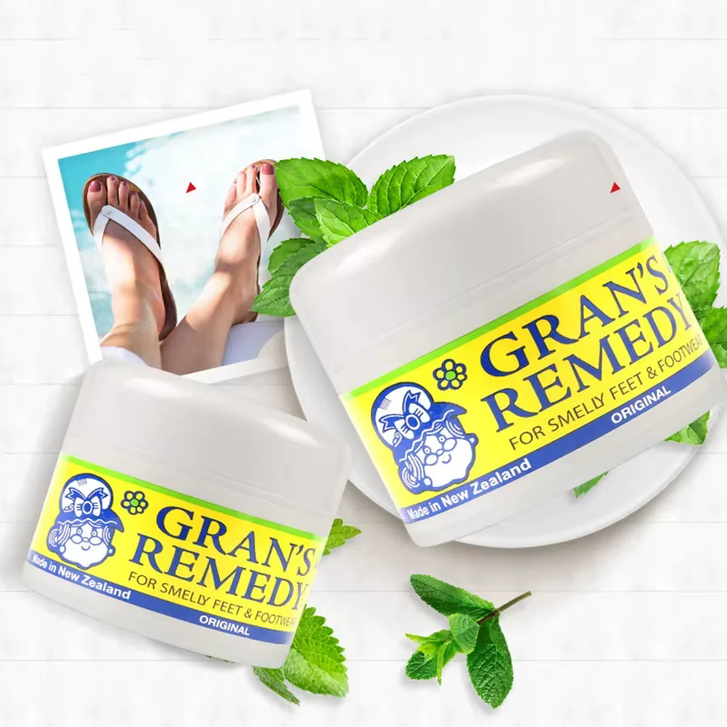 Grans Remedy-Poudre naturelle pour les pieds, 3 pièces, pour homme, femme, enfant, éblla sueur, acti