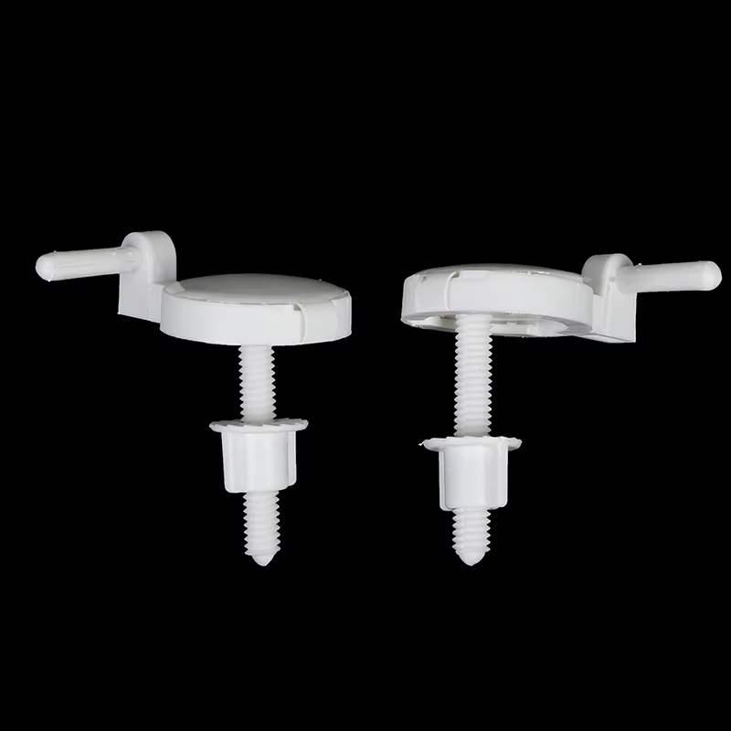 Vis de siège de toilette en plastique, charnières, outils de réparation, fixations adaptées aux sièg