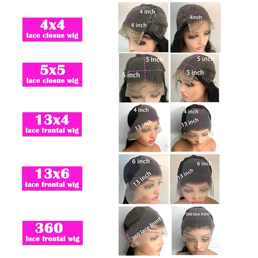 30 40 pouces vague de corps 13x6 HD dentelle frontale perruque cheveux humains 13x4 dentelle avant p