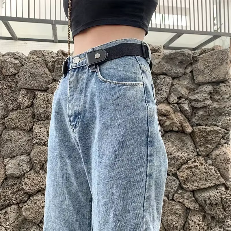 Bandeau élastique ajustable en toile 2024, ceinture invisible, sans structure, environnement pour fe