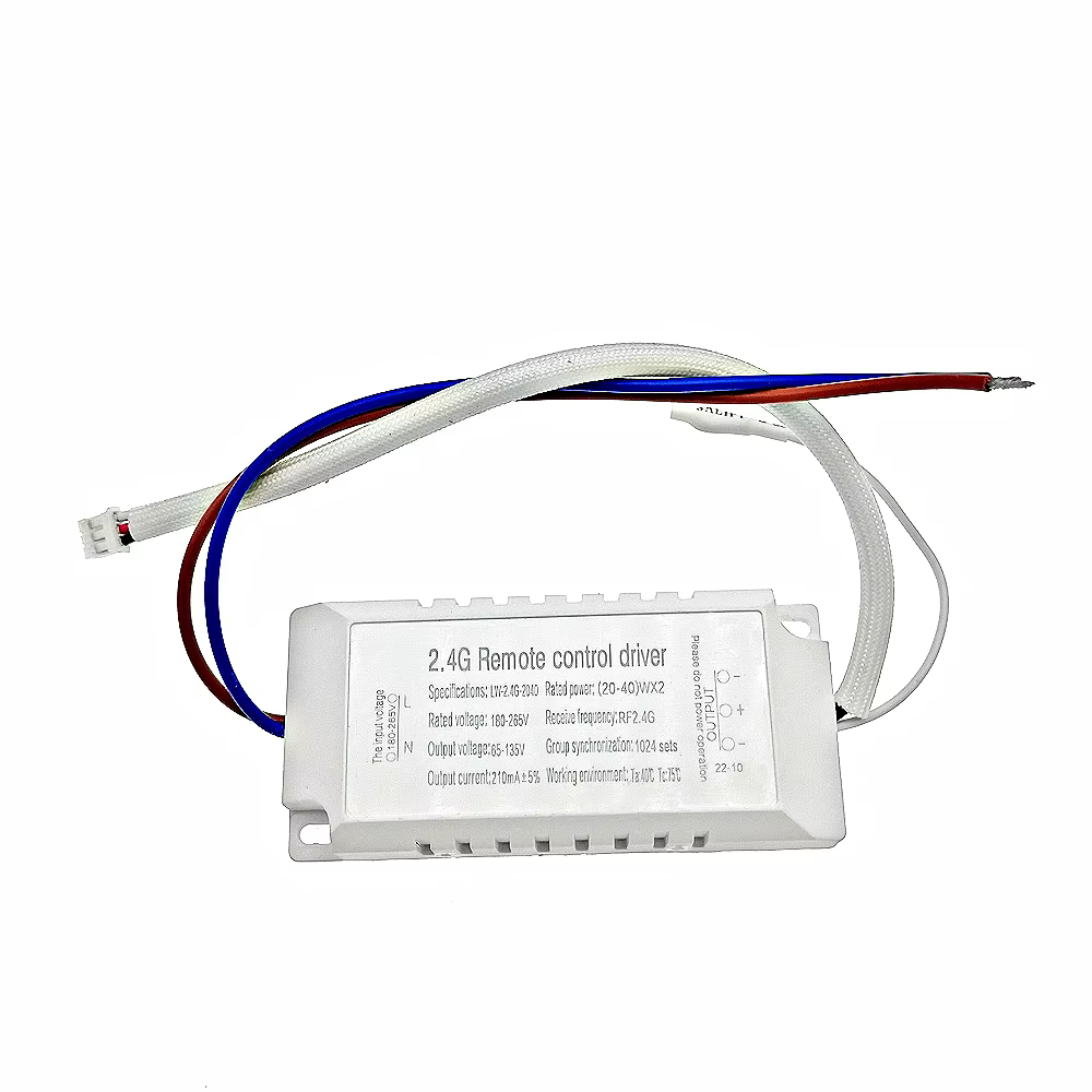 Transformateur de lumière LED 20W-80W-120W x2 210mAW avec télécommande 2.4G RF, variateur de couleur