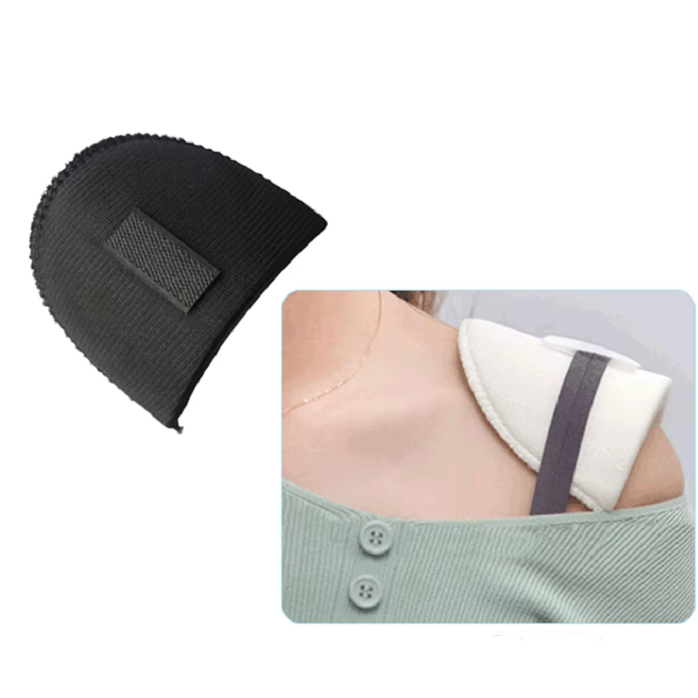 2 pièces éponge épaulière unisexe anti-dérapant épaule artefact pardessus T-Shirt vêtements bricolag