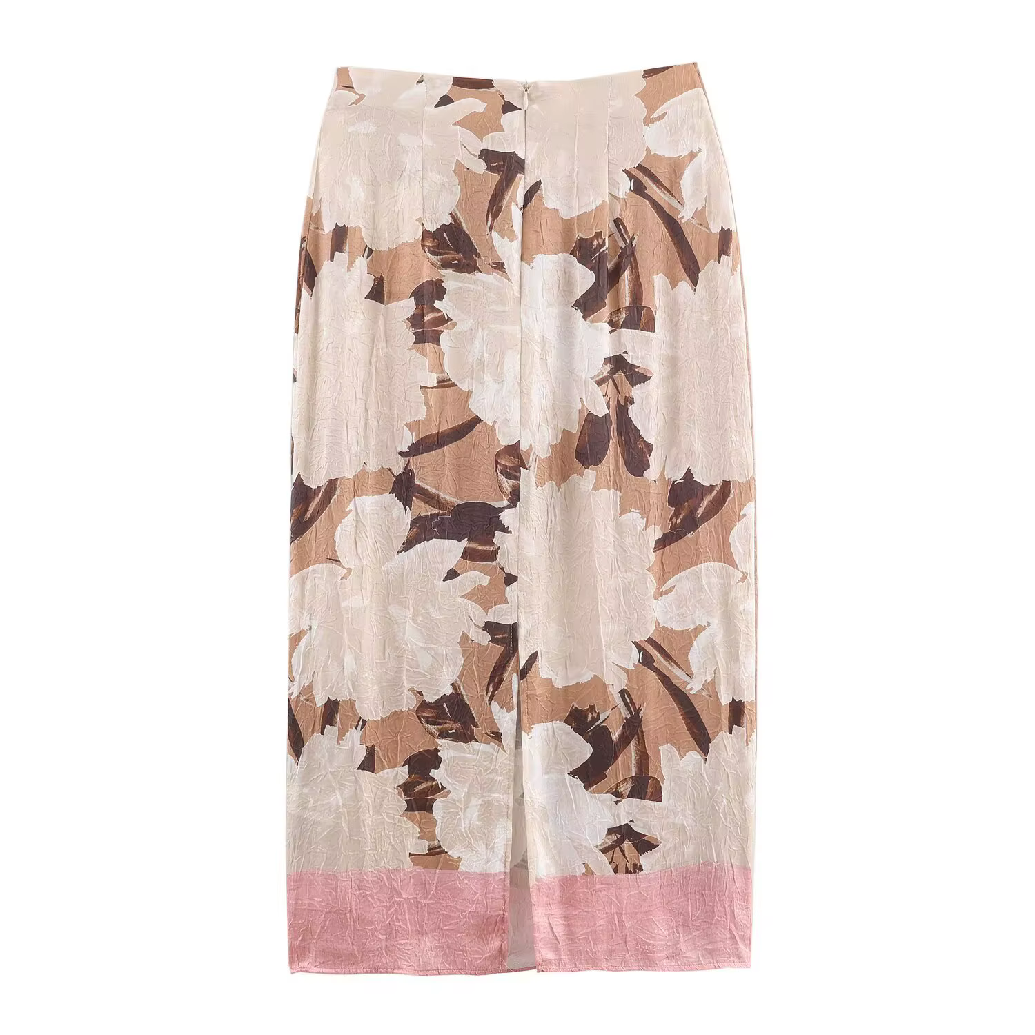 Jupe mi-longue imprimée pour femmes, nouvelle collection automne, effet féminin, rendez-vous, taille