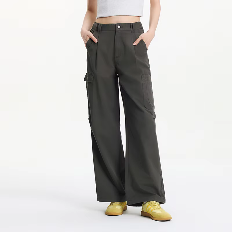 Pantalon plissé pour femme Semir 2026, taille élastique avec cordon de serrage, style décontracté ur