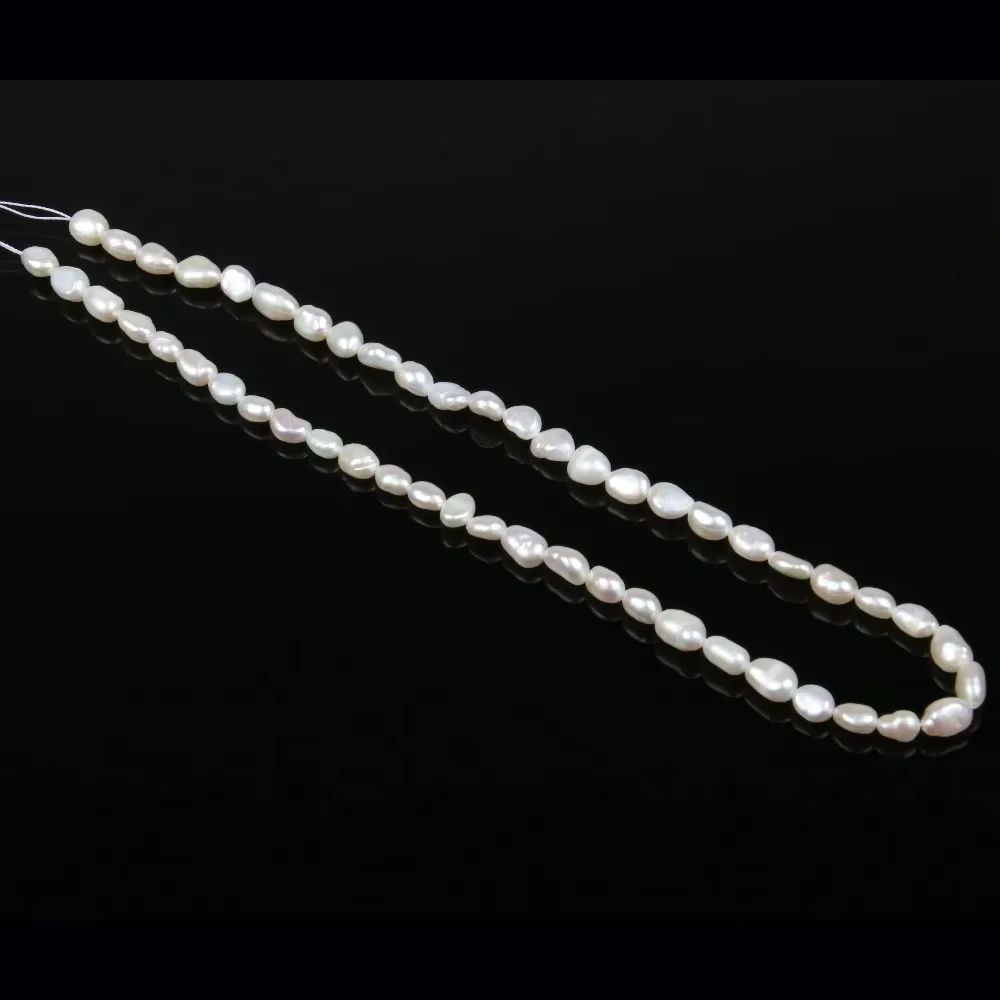 Perles d'Eau Douce Naturelles de Haute Qualité, Perforation Irrégulière, pour la Fabrication de Bijo