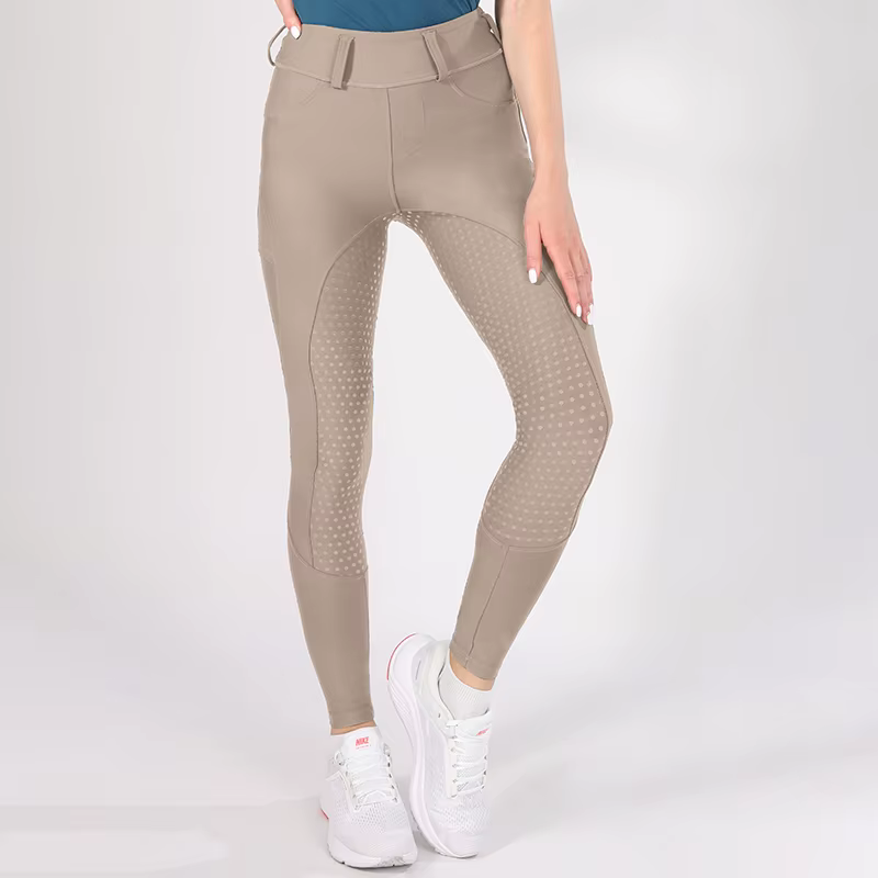 MXLLhr-Leggings d'équitation en silicone pour femmes, collants de siège complet occidental, pantalon