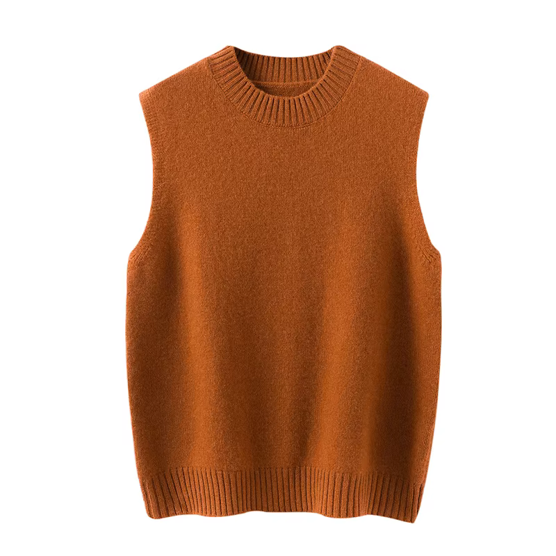 WinvyNee 2025 femmes laine gilet O cou vêtements décontracté chaud vêtements d'extérieur gilet dames